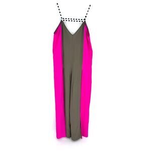 Jae Jolly Jumpsuit One Size Pink and Brown